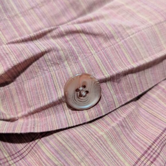 CALVIN KLEIN Khaki Collection100% cotton F/Geranium Multi Full/Queen Duvet Cover - Picture 4 of 4